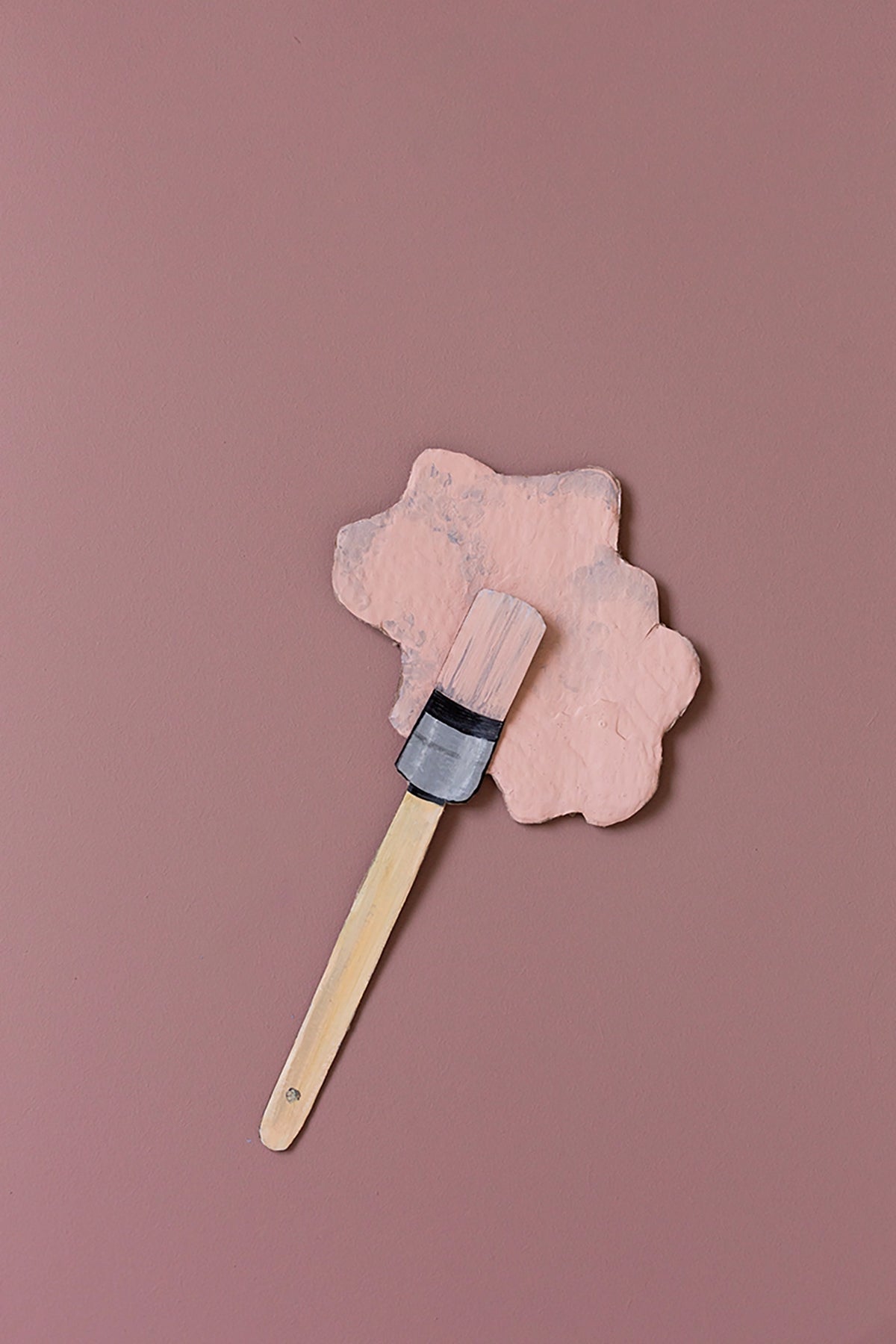 Pink and purple Peintagone paints – soft and expressive decorating inspiration
